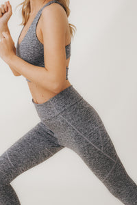 JULIE Legging 3/4 en Fumée