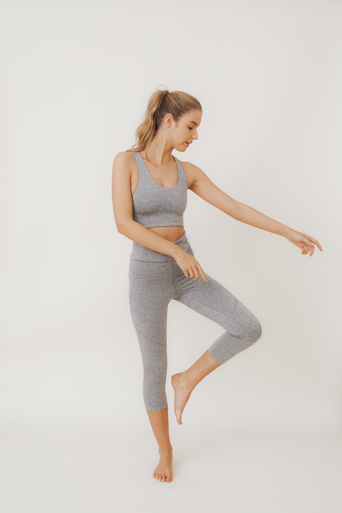 Leggings 3/4 JULIE in Cloud - Saldi di fabbrica