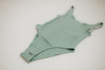 SARA Feather Weight Bodysuit in Mist - Factory Sale