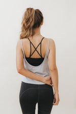 LENA Sports Bralette in Charcoal - Factory Sale
