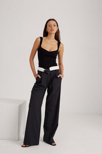 Canotta JACQUES Sweetheart in nero