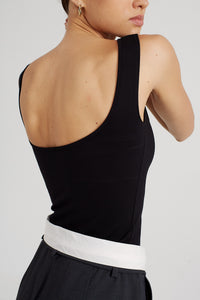 Canotta JACQUES Sweetheart in nero