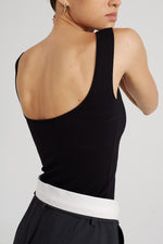 JACQUES Sweetheart Tank in Black