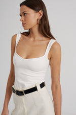 JACQUES Sweetheart Tank in White