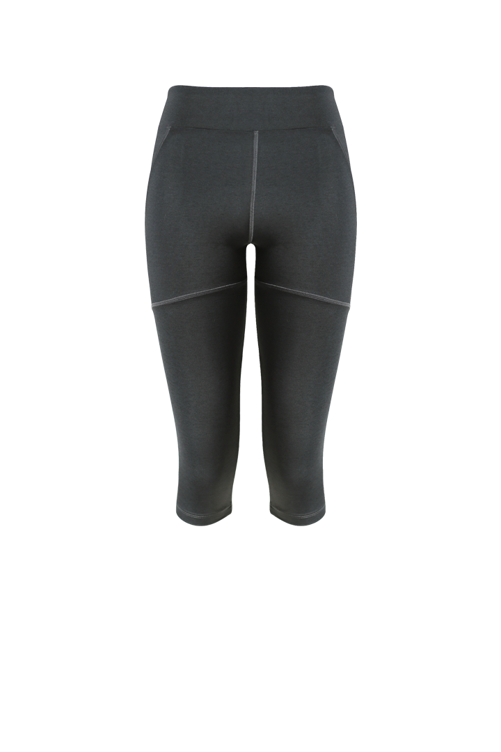 JULIE 3/4 Leggings in Charcoal - Factory Sale