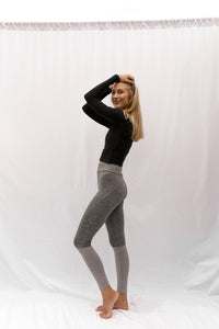 LAGOM Long Sleeved Top in Black