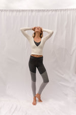 LAGOM Long Sleeved Top in Cream - Factory Sale