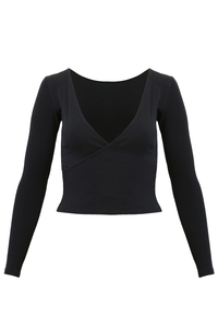 LAGOM Long Sleeved Top in Black