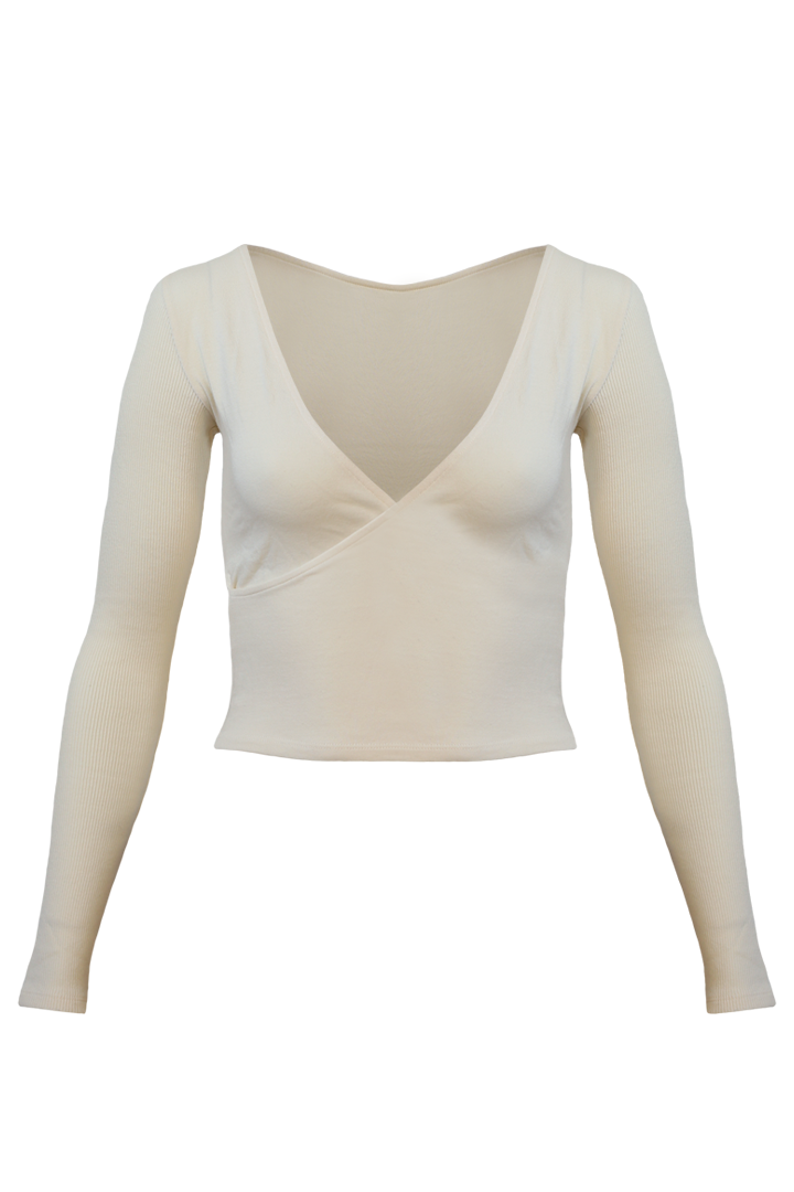 LAGOM Long Sleeved Top in Lemon