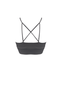 LENA Sports Bralette in Charcoal - Factory Sale