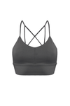 LENA Sports Bralette in Charcoal - Factory Sale