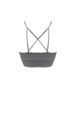 LENA Seamless Bralette in Smoke - Factory Sale
