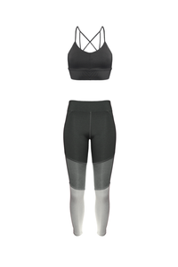 LENA Sports Bralette in Charcoal - Factory Sale