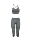 LENA Seamless Bralette in Smoke - Factory Sale