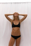 LORLE Strappy Bikini Top Black - Factory Sale