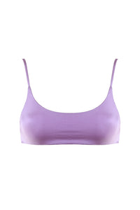 Haut de Bikini MANU Lavande Métallisée