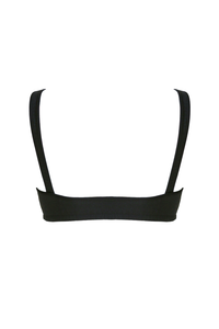 MILOU Scooped Bralette in Black