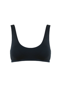 MILOU Scooped Bralette in Black