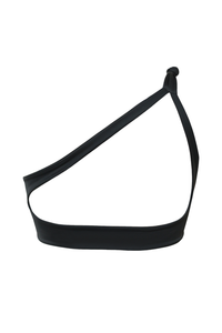 NAYA One Shoulder Bikini Top in Black