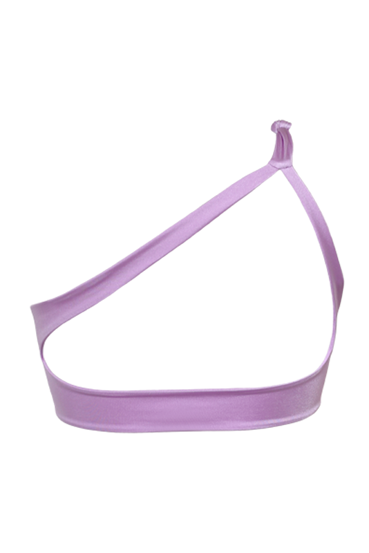 Reggiseno bikini NAYA in lavanda metallizzata