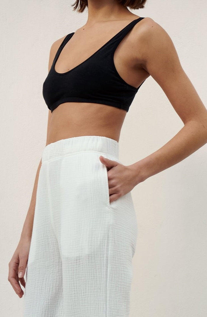 MILOU Scooped Bralette in Black