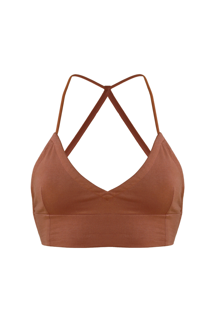 OCTAVIA Bralette in Copper