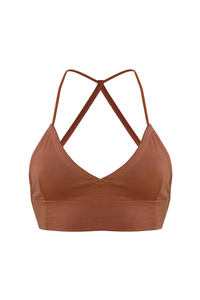 OCTAVIA Bralette in Copper