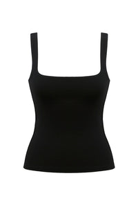OFIRA Square Neck Tank in Black