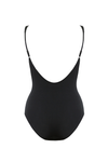 SARA Feather Weight Bodysuit in Black - Factory Sale