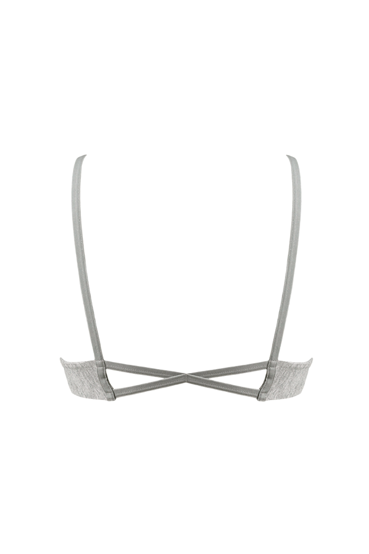 SYLVIA Bralette in Grey - Factory Sale