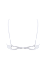 SYLVIA Bralette in White - Factory Sale