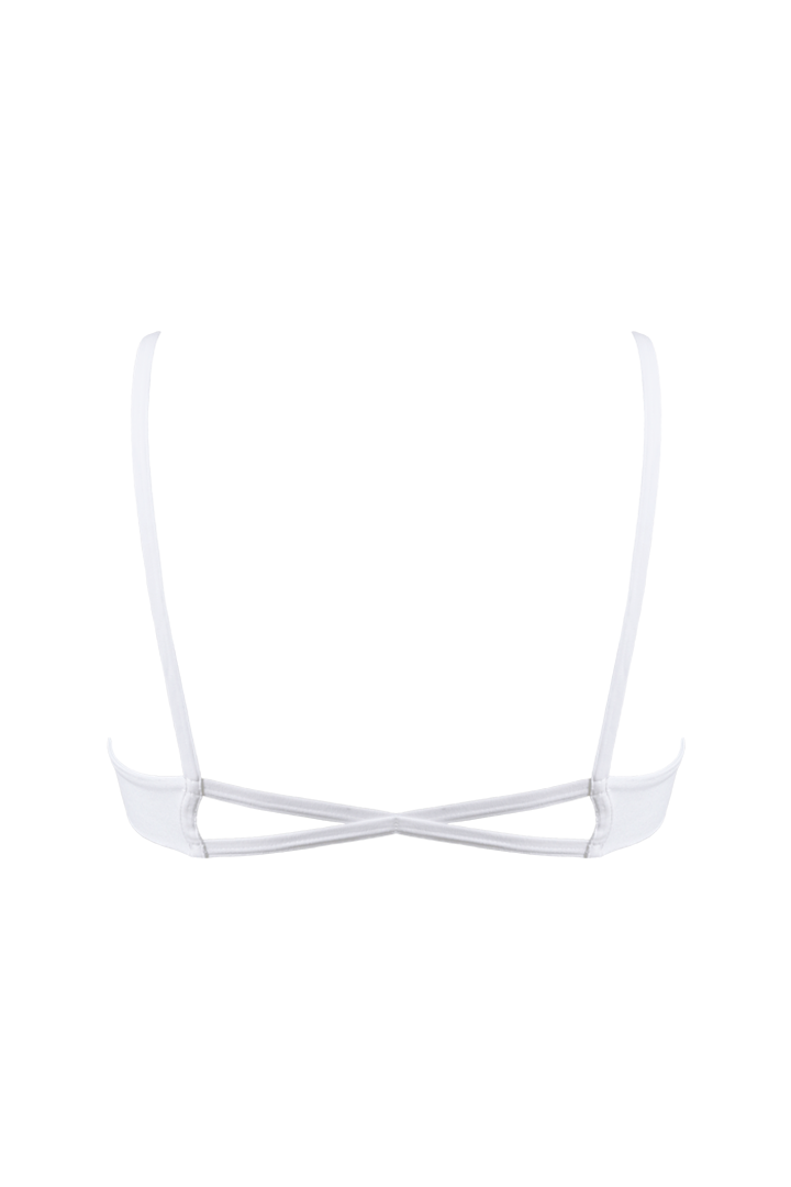 SYLVIA Bralette in White - Factory Sale