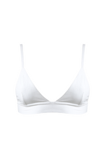 SYLVIA Bralette in White - Factory Sale