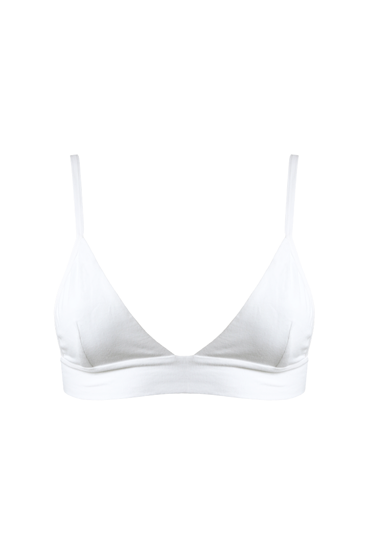 SYLVIA Bralette in White - Factory Sale