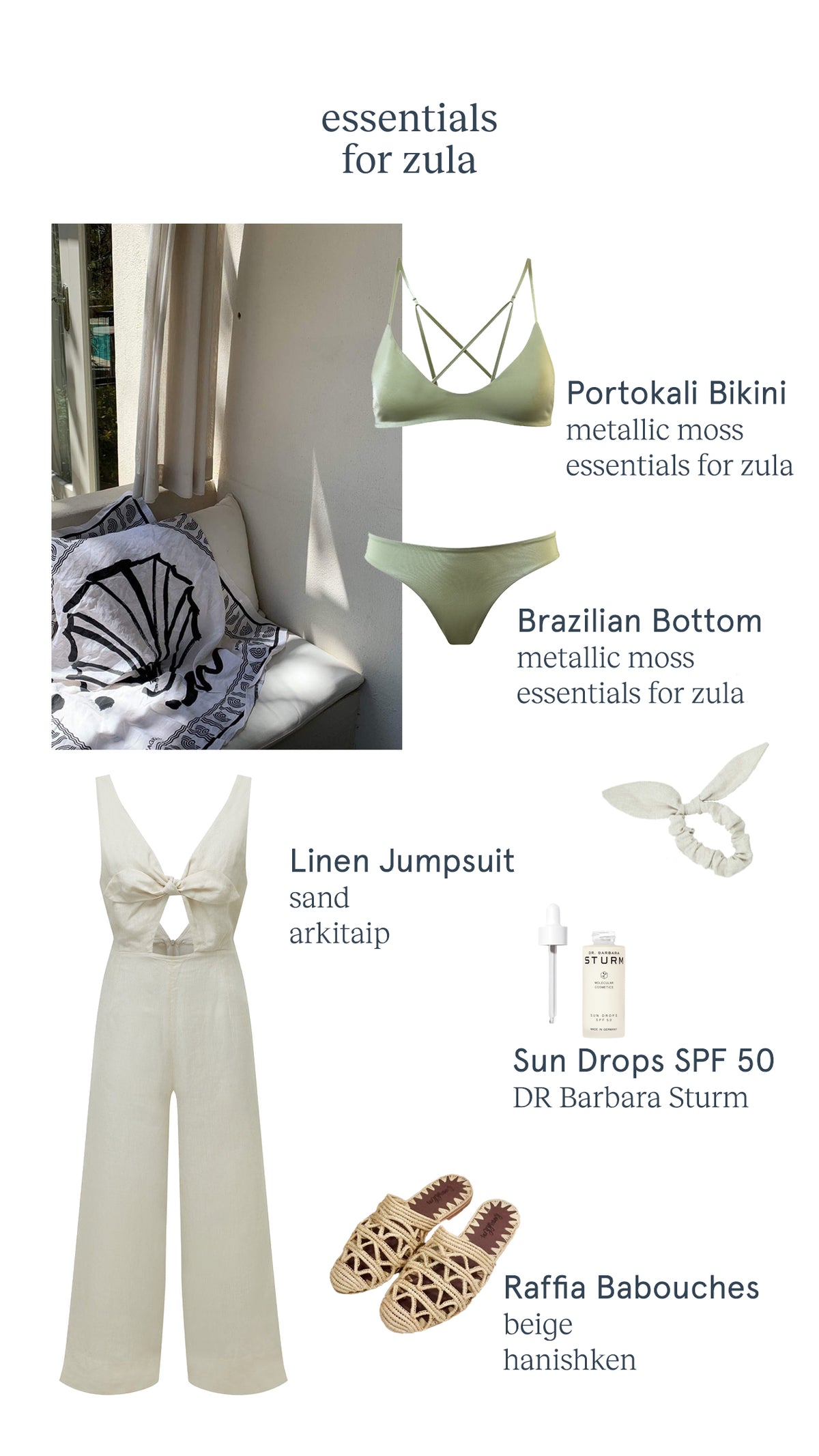 Reggiseno bikini PORTOKALI in muschio metallizzato