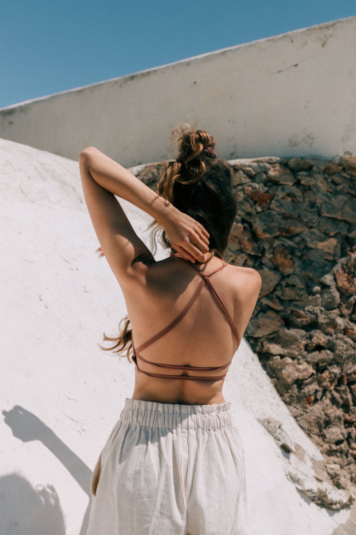 OCTAVIA Bralette in Copper