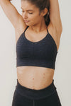 LENA Sports Bralette in Charcoal - Factory Sale