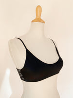 LORLE Strappy Bikini Top Black - Factory Sale