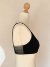 LORLE Strappy Bikini Top Black - Factory Sale