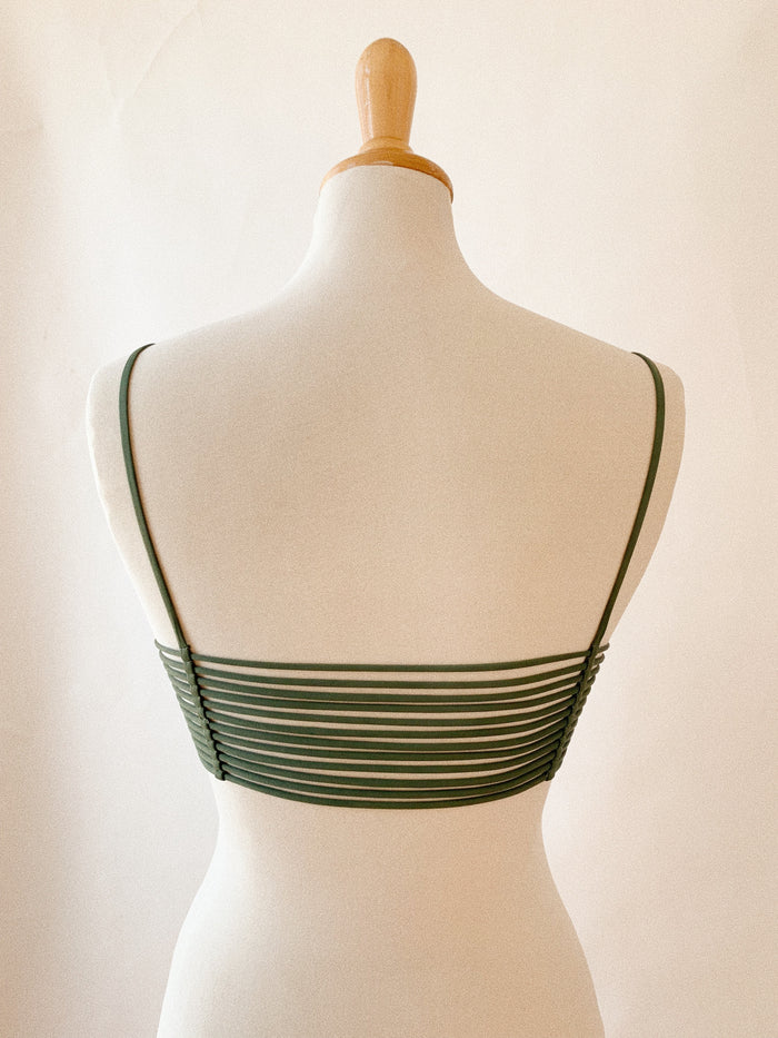 LORLE Strappy Bikini Top Safari - Factory Sale