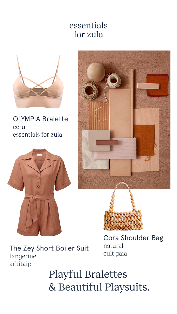 OLYMPIA Bralette in Ecru