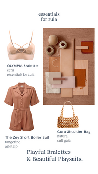 OLYMPIA Bralette in Ecru