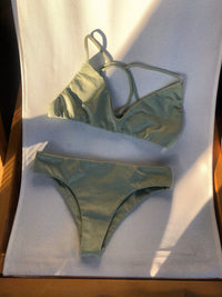 Reggiseno bikini PORTOKALI in muschio metallizzato