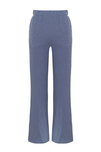 ONDINE Gauze Trousers in Navy