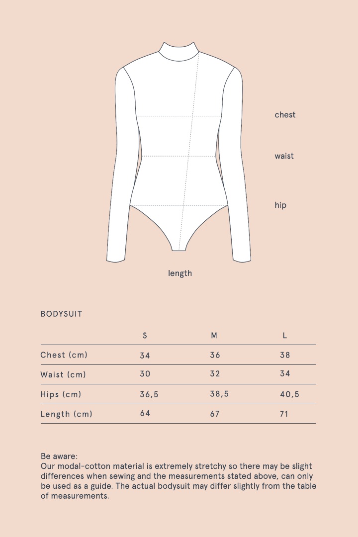 ALEXIOS Turtleneck Bodysuit in Black