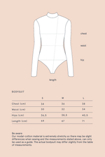 ALEXIOS Turtleneck Bodysuit in Cream